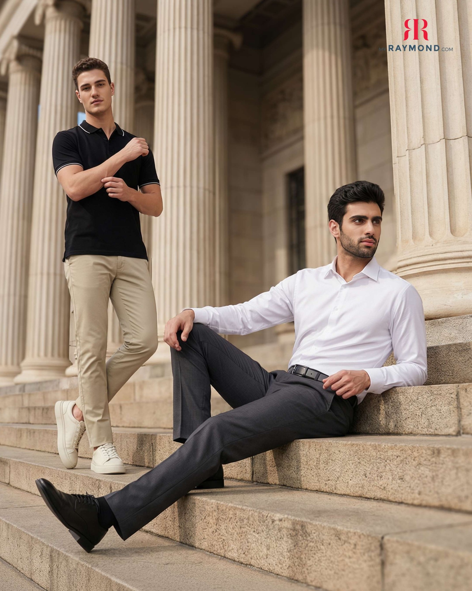 Two styles, one standard of excellence. From relaxed casuals to sharp formals, MyRaymond brings versatility to modern dressing. Find your signature look today. Shop now: https://myraymond.com [myraymond, raymond menswear, formal and casual