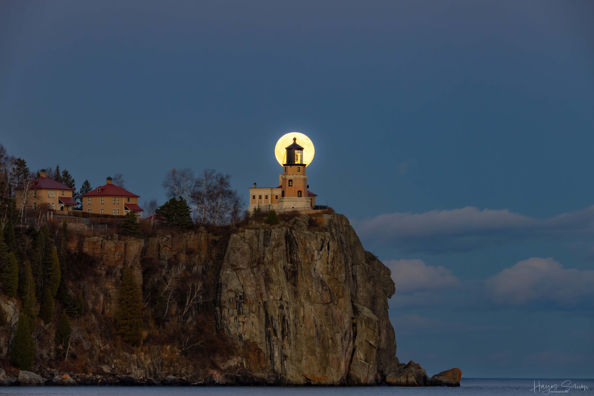 Hayes - Split Rock + Super Moon One of my absolute favorite cold ...