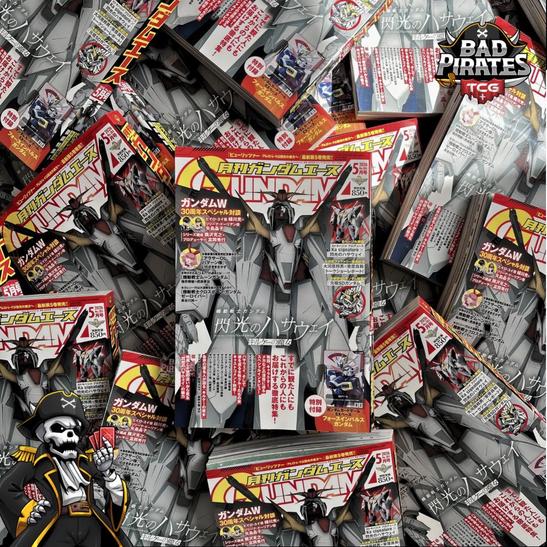 SECURED: Gundam Ace Magazine May 2026 Issue! Thank you Gundam TCG