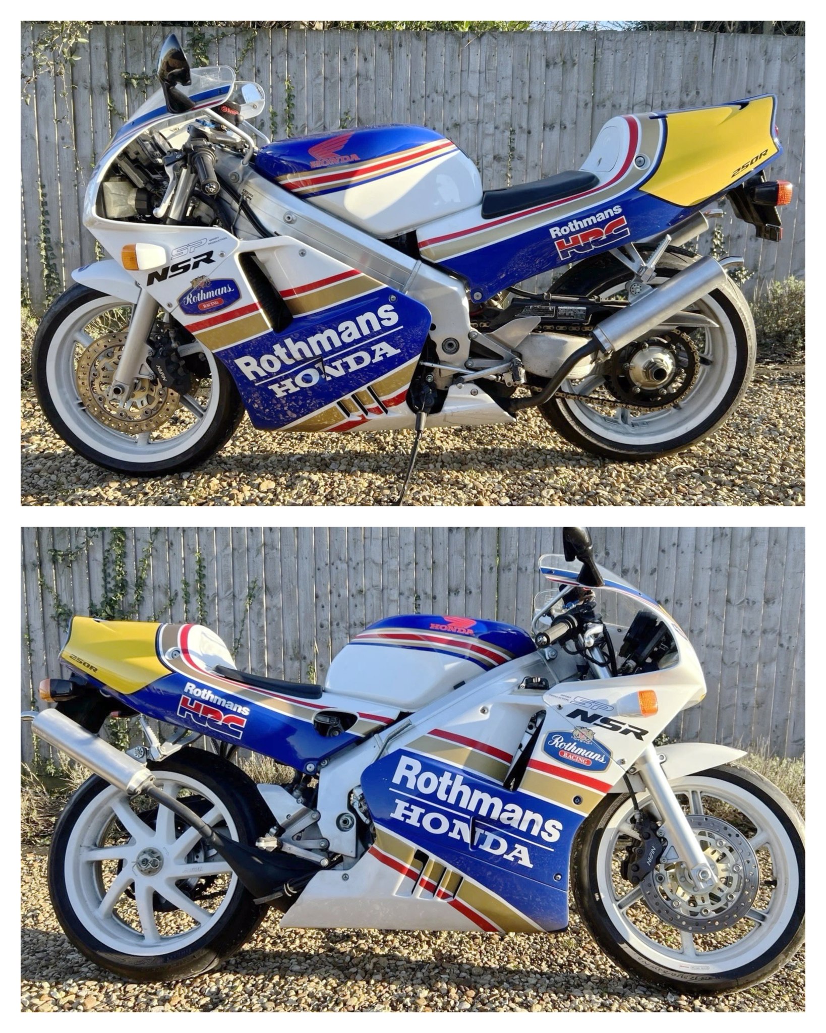 Ad: 1996 Honda NSR250 SP MC28 in Rothmans colours On eBay here
