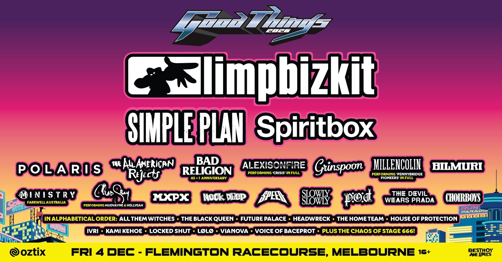 Good Things Festival 2026 // Melbourne // Friday December 4 // Official ...