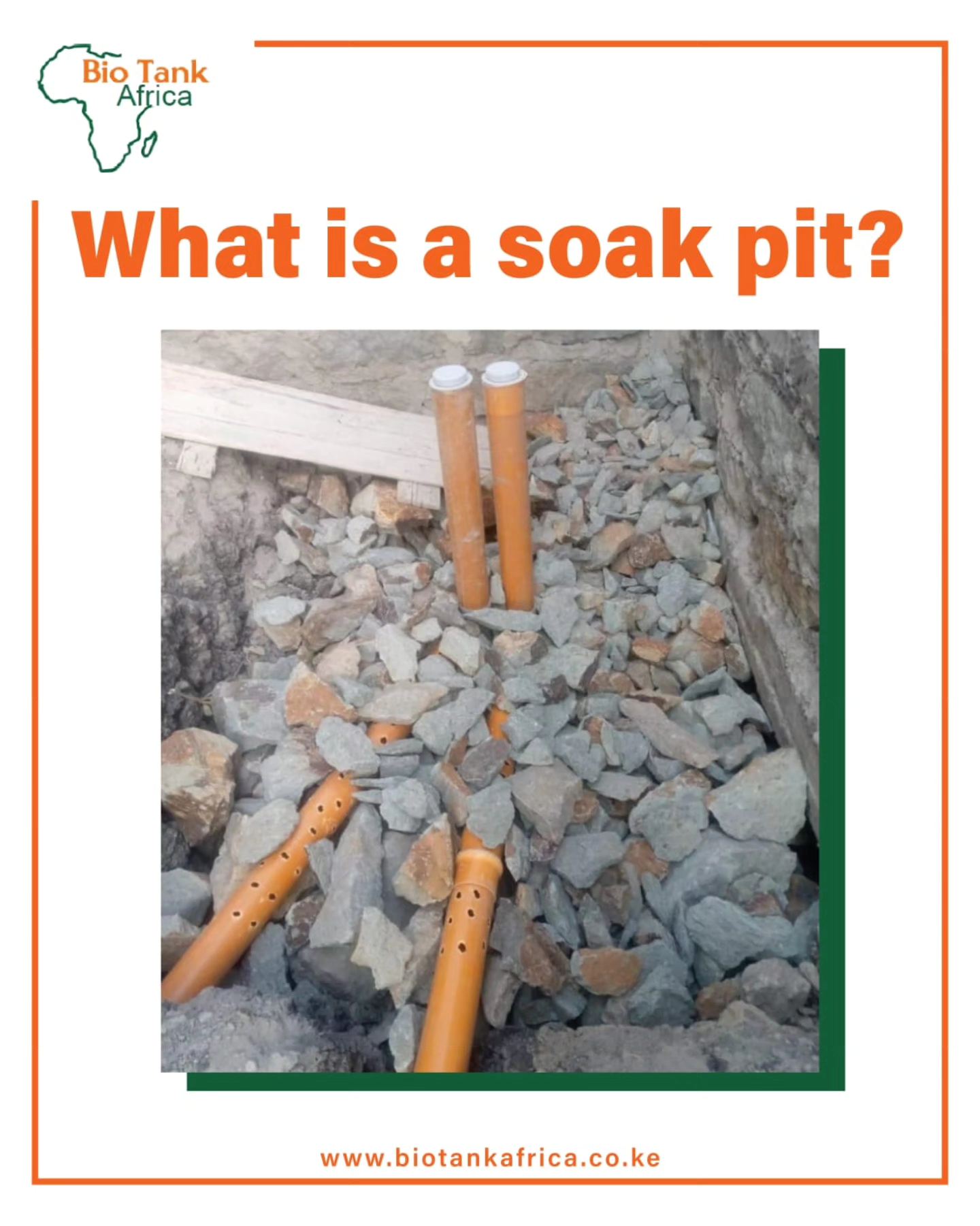 BioTank - A soak pit (also called a soakaway or leach pit) is a covered ...