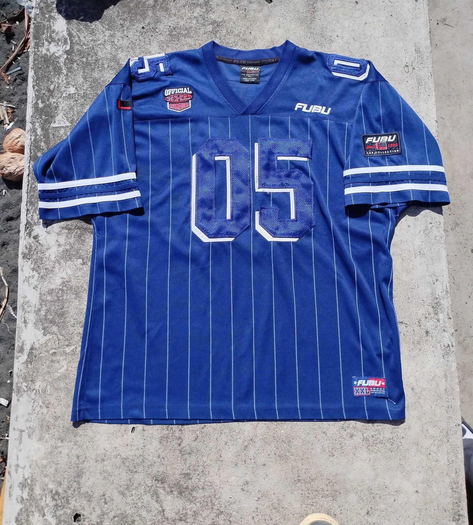 vintage fubu football jersey for sale