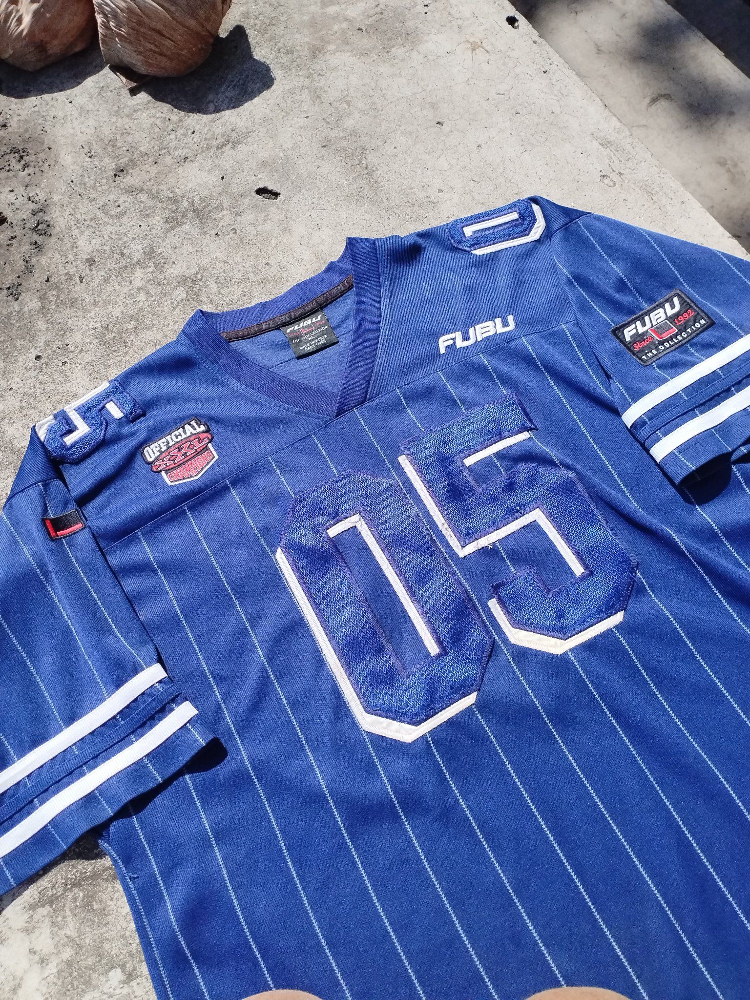 vintage fubu football jersey for sale