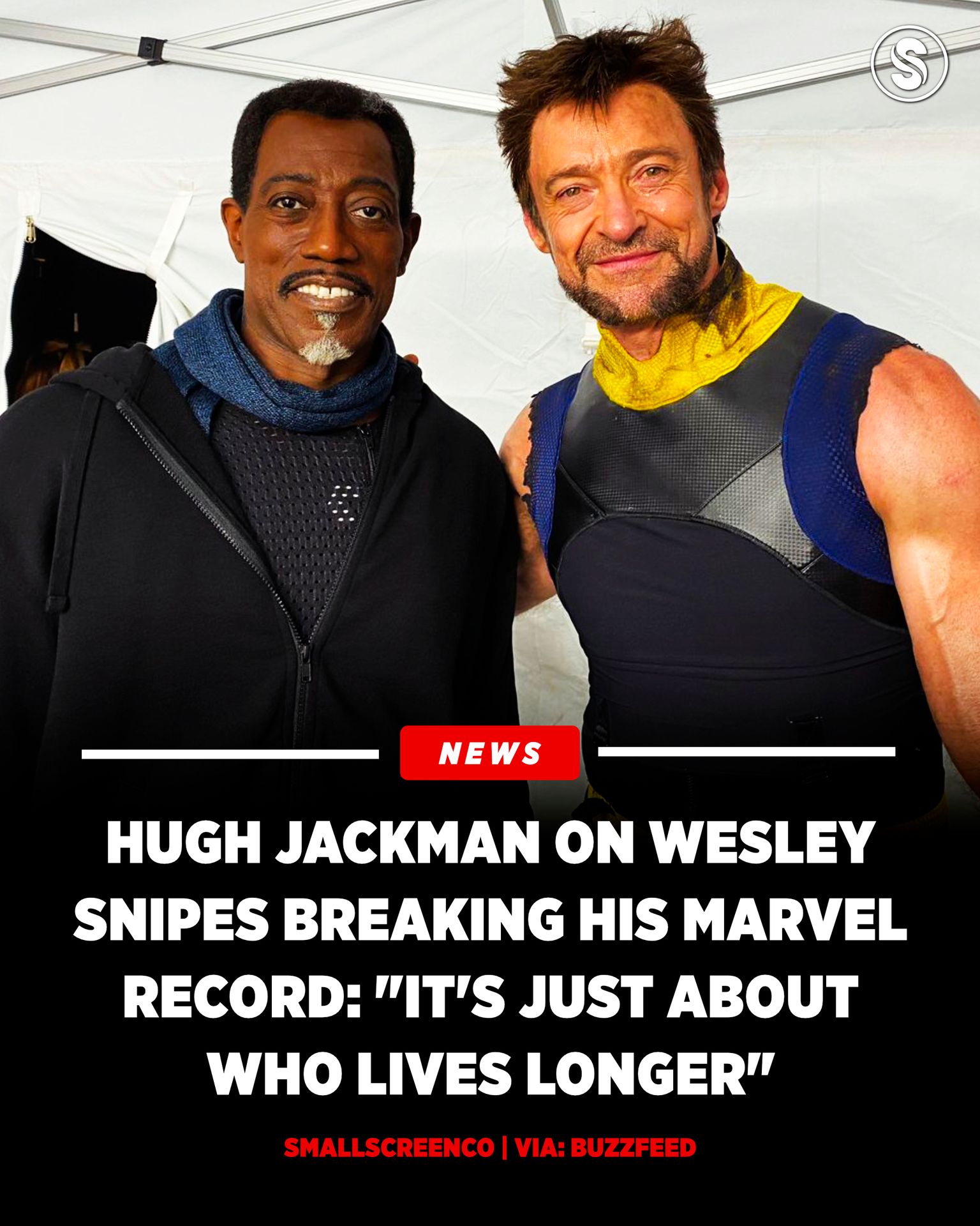 Small - 😂🦸♂️ HUGH JACKMAN reacts to losing his Marvel record — and it’s ...