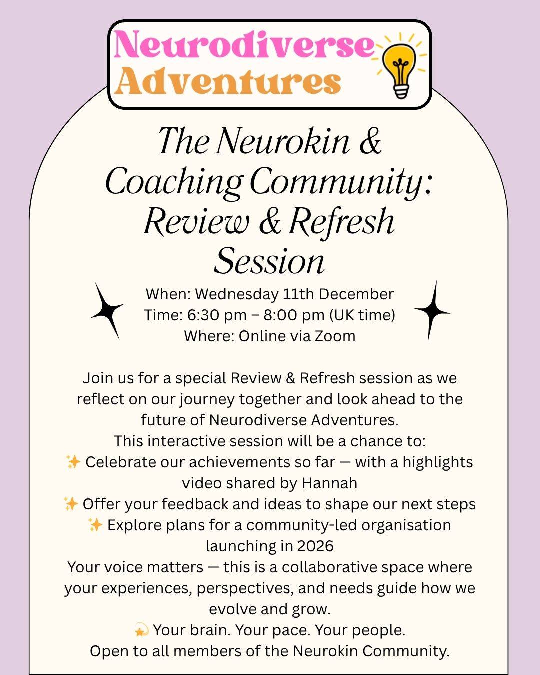 Neurodiverse - 🌟 The Neurokin & Coaching Community: Review & Refresh ...