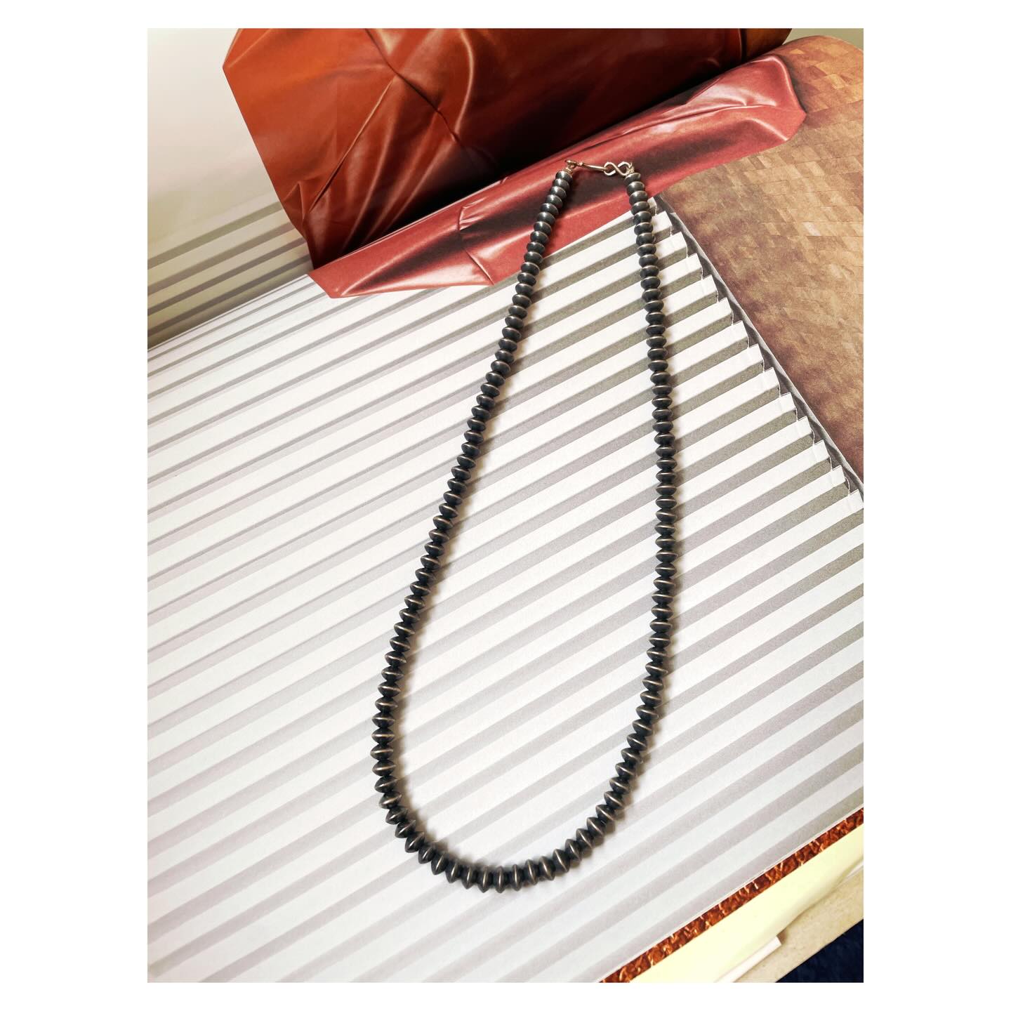 kyeele ✔️Navajo Silver Pearl Necklace ナバホのシルバーパール 