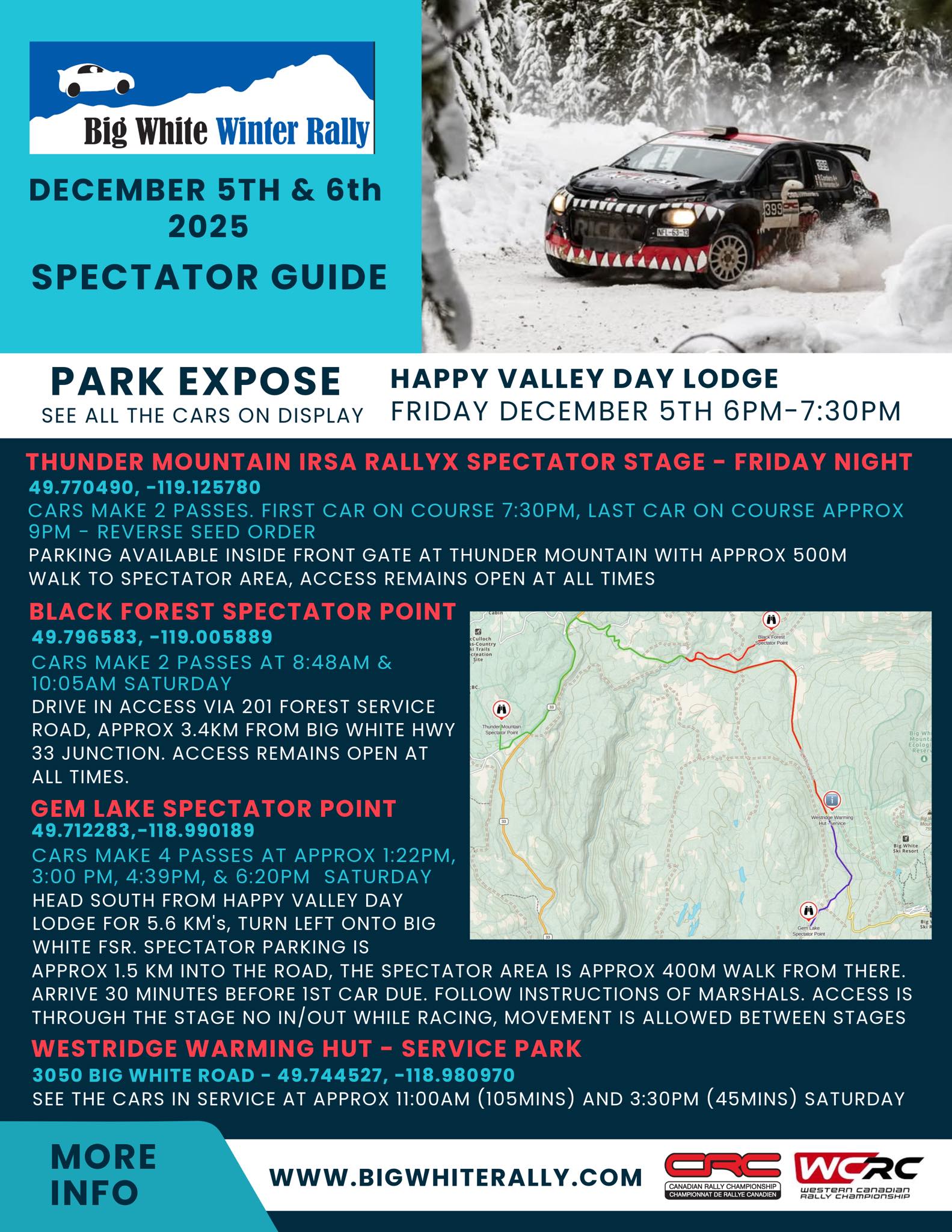 Big - The Spectator Guide for this year’s Big White Winter Rally is now ...