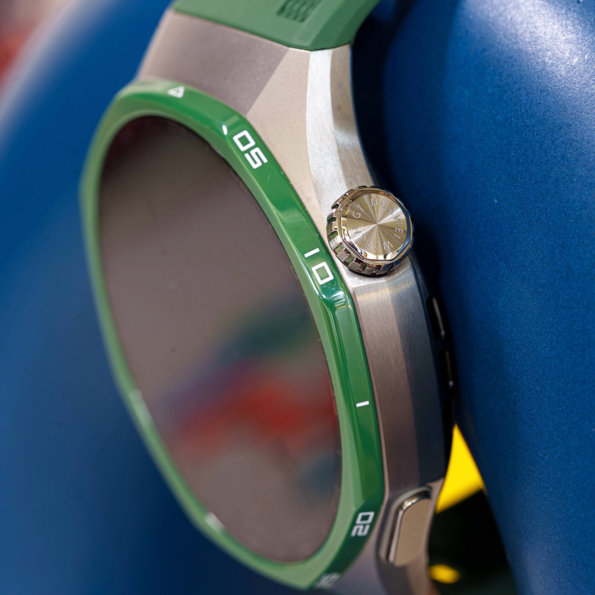 This is the Huawei Watch GT 7 Pro in Pine Green, and we're taking