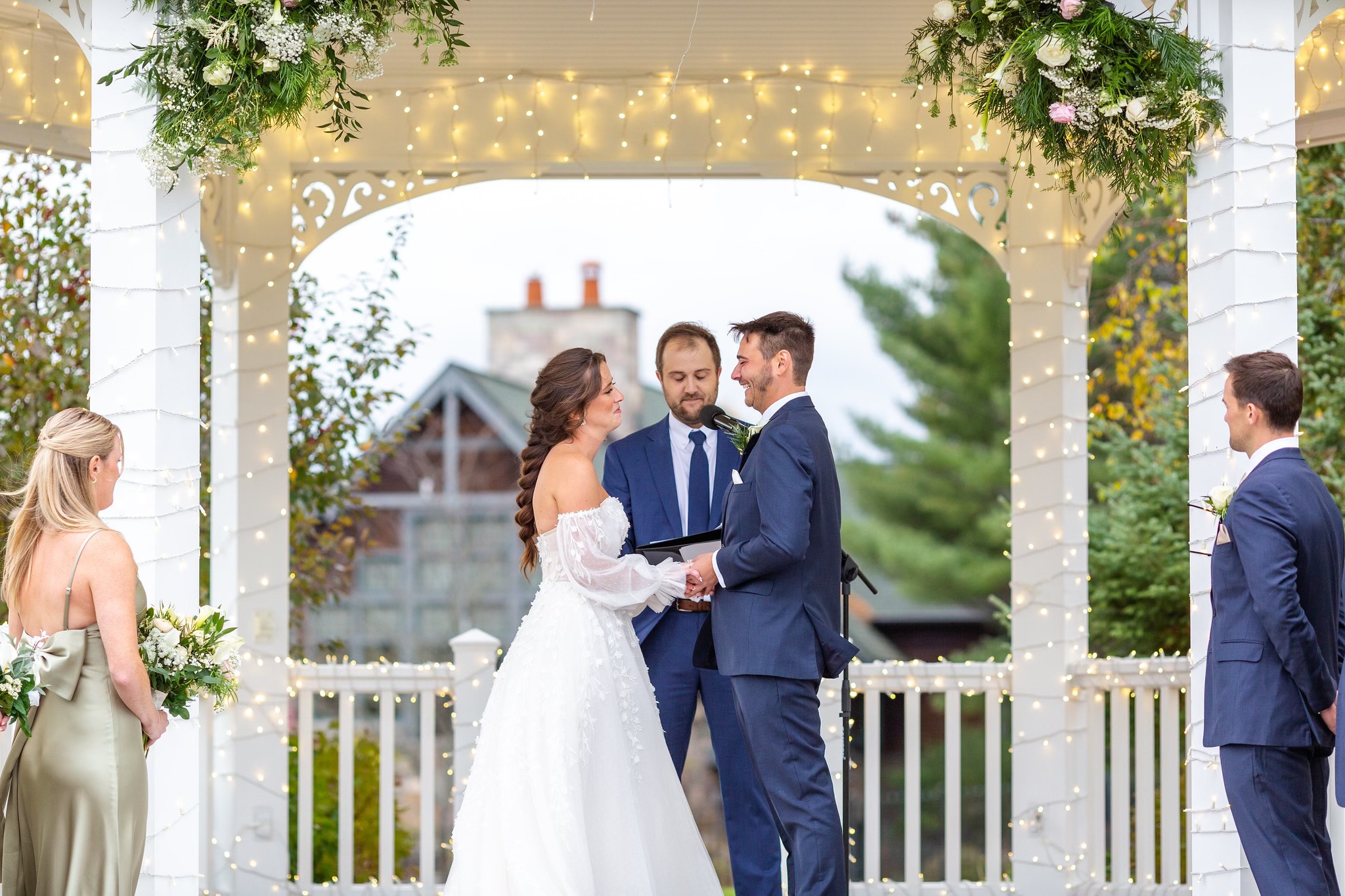 Rondele - Ashley & Jake exchange their vows at Rondele Ranch gazebo ...
