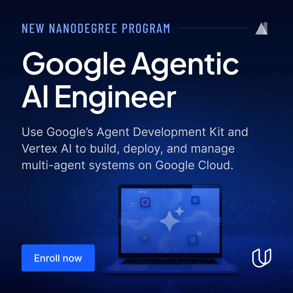 Udacity - 📣 Introducing the new Google Agentic AI Engineer Nanodegree ...