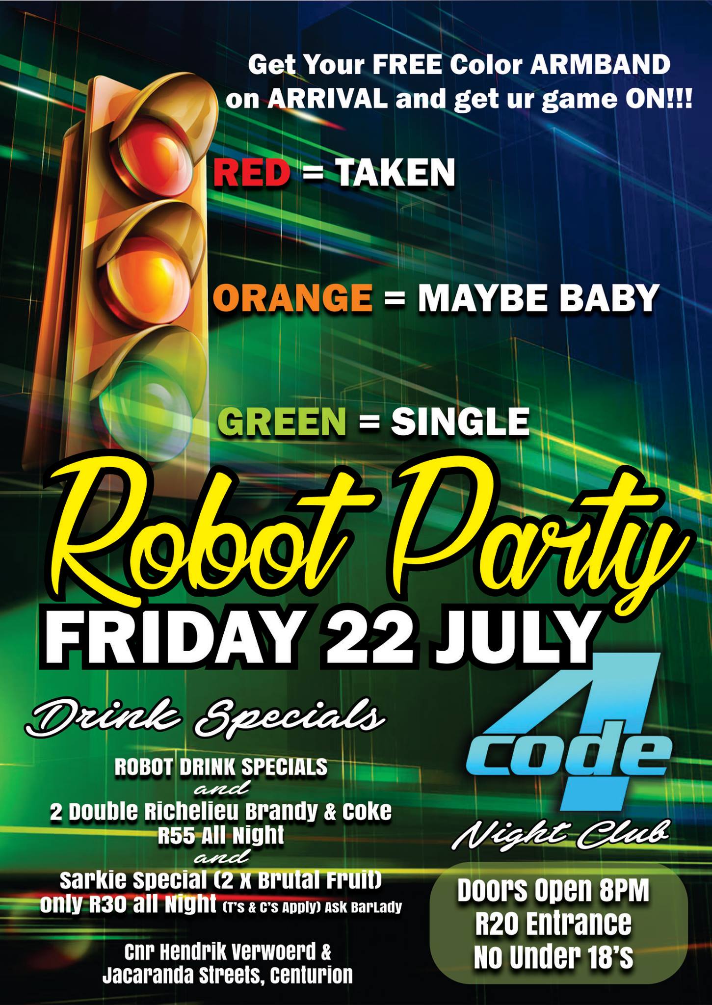 Code 4 Night Club - Centurion