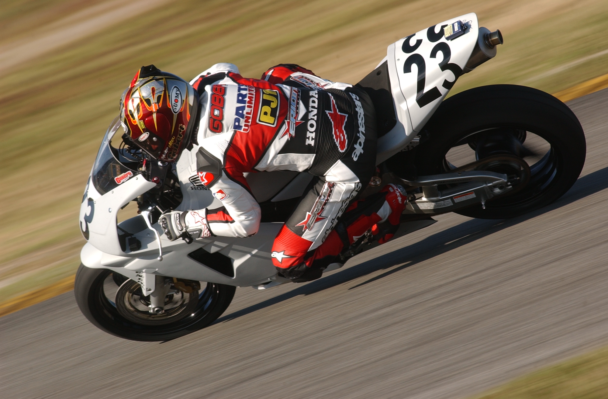 Rider - Alex Gobert running plain white bodywork on the Erion Racing ...