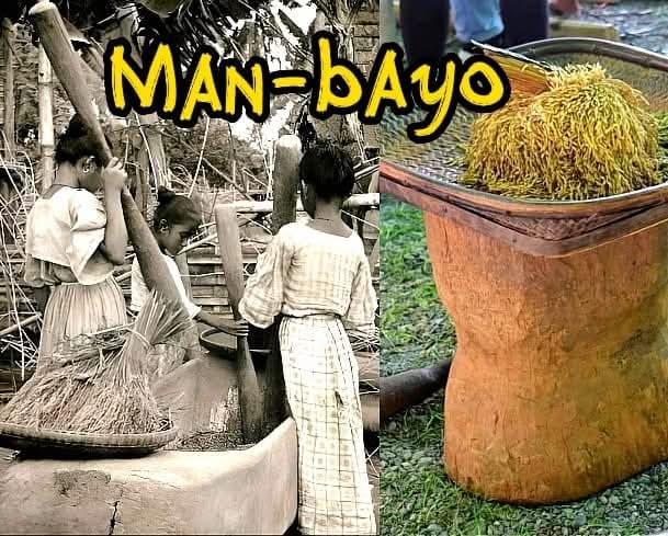 Mabs Mhiel - Man-bayo c Pagey ‼️‼️‼️‼️ Traditional Process of Husking ...
