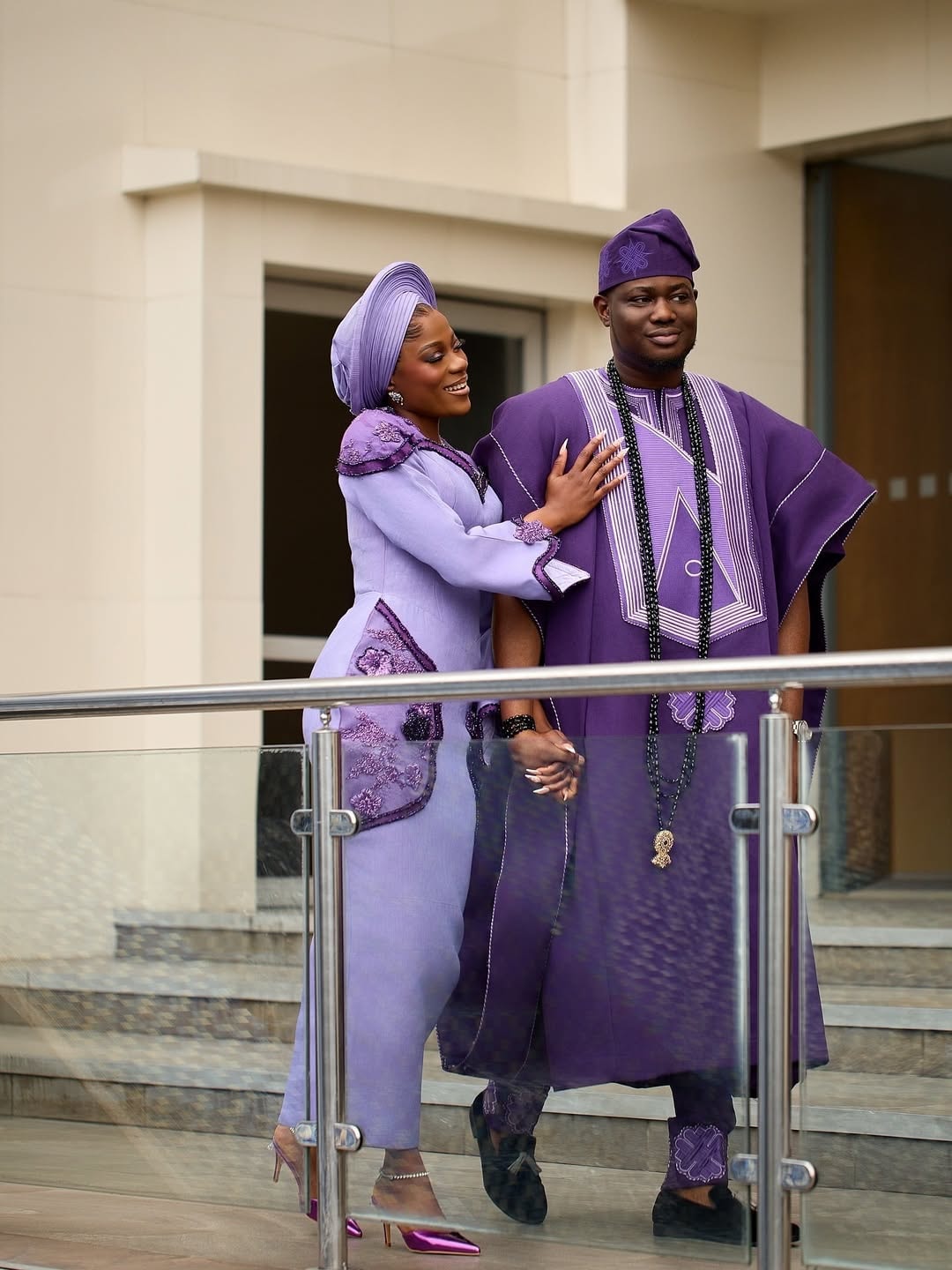 Lilac and Purple Did it Again. Beautiful Couple