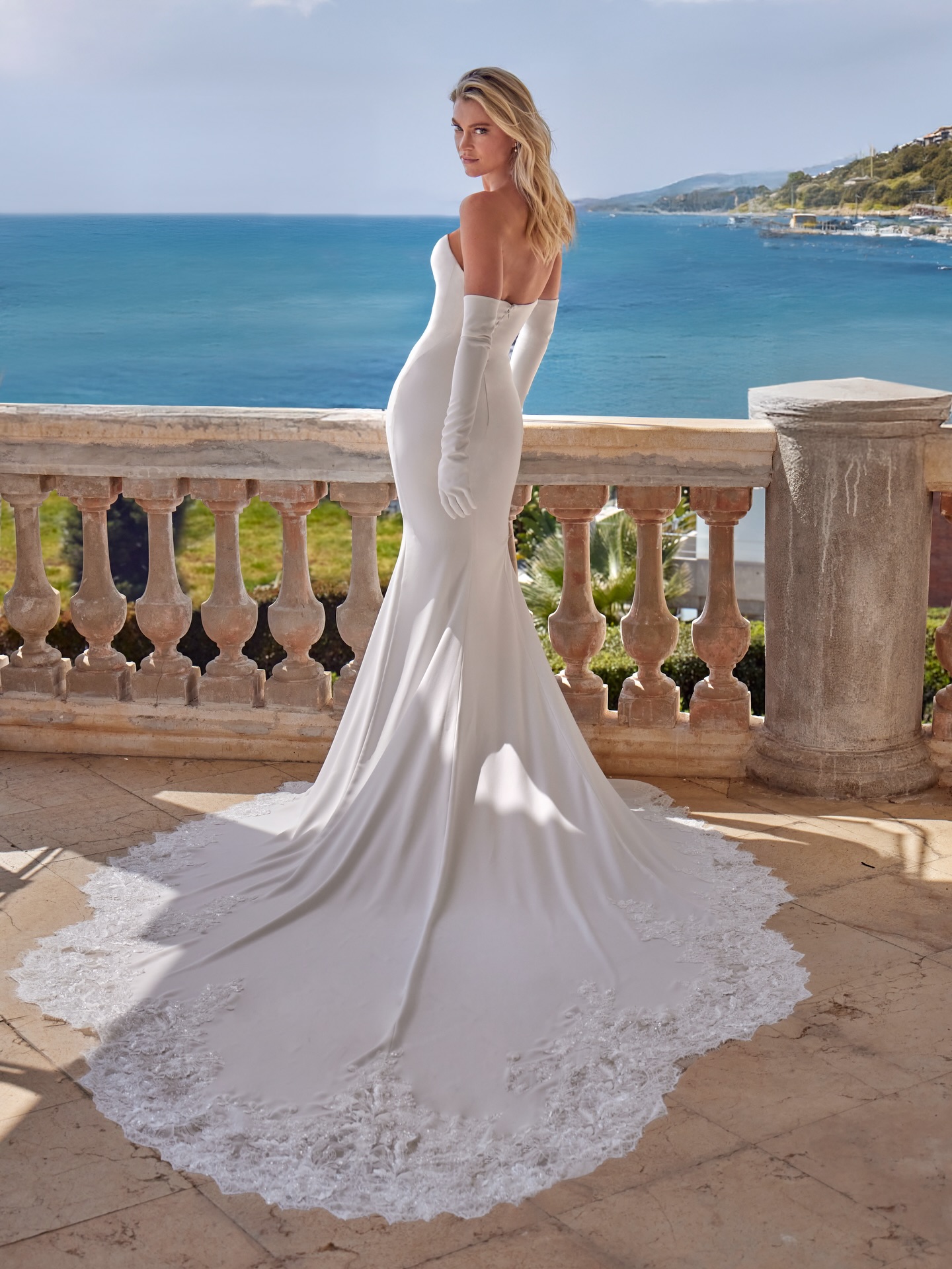 Light as the sea breeze, profound as the ocean. In ACT III: ORIGIN, every gown is a masterpiece of movement. We've captured the essence of the Mediterranean to create silhouettes that flow