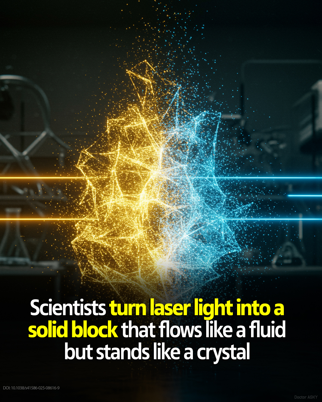 Doctor - Laser light transformed into a frictionless crystal in new ...