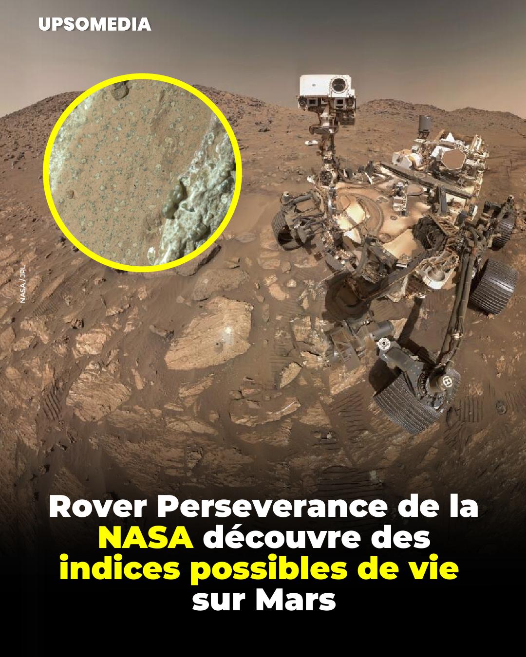 Mystères - En juillet 2024, le rover Perseverance de la NASA a ...