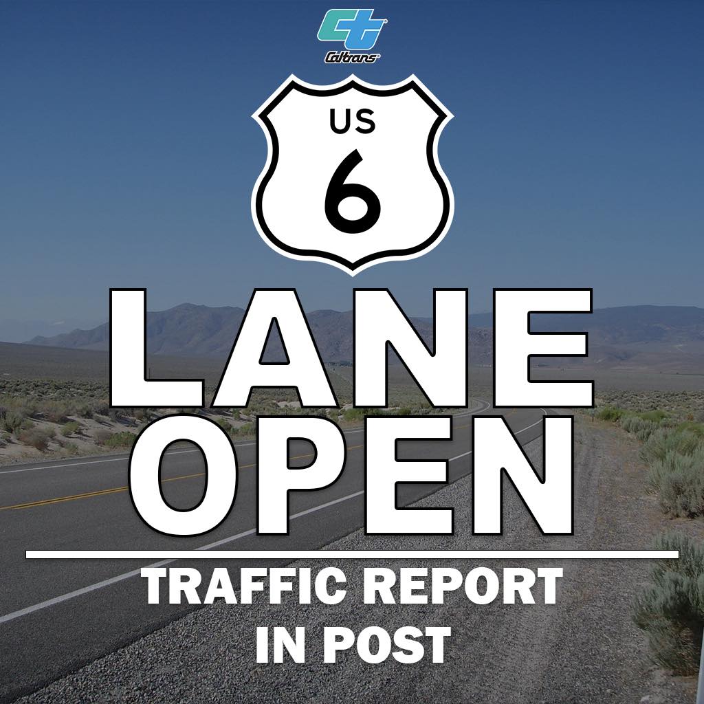U.S. 6 north of Wye Road in Bishop has been fully reopened. For