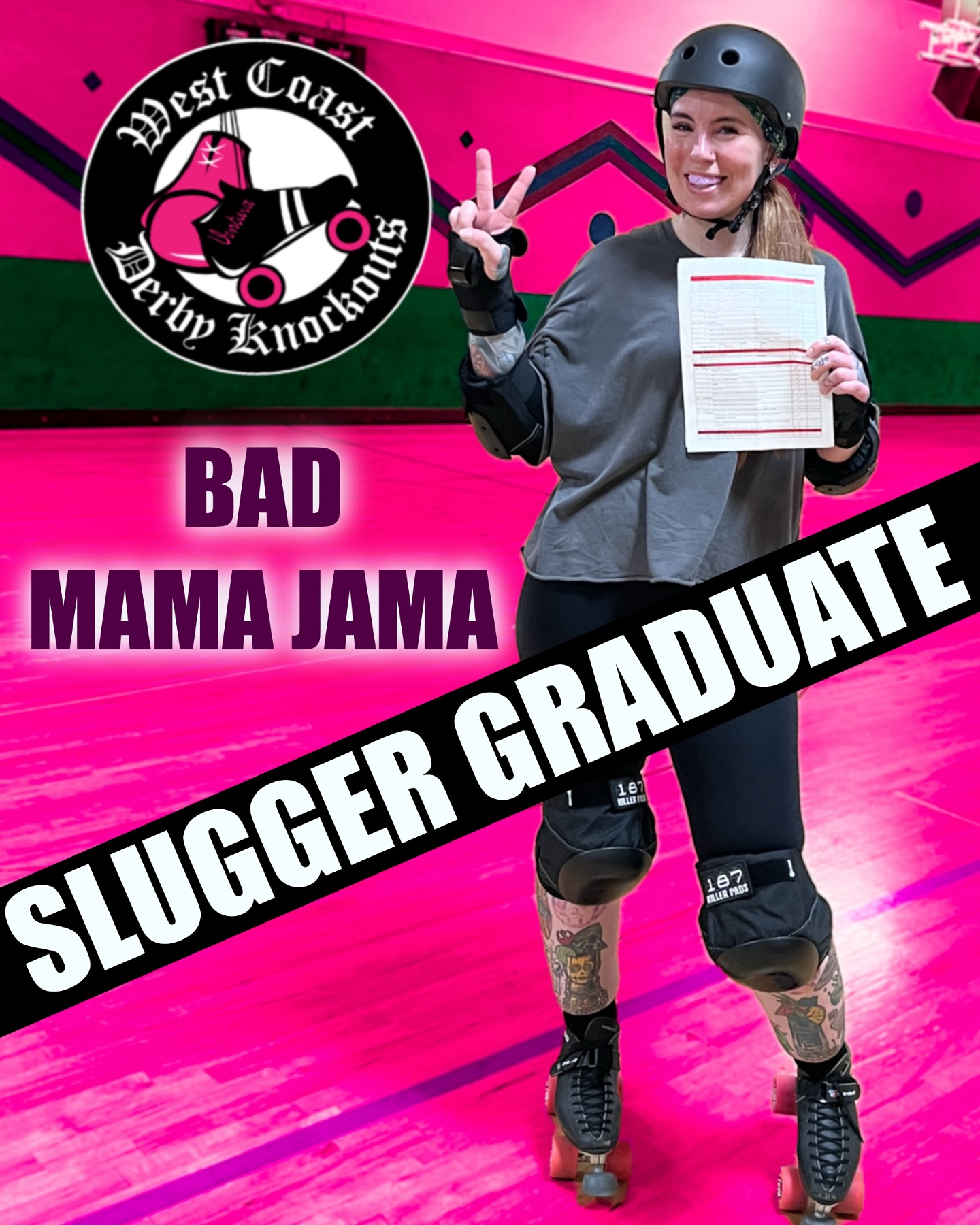 West - Congrats to our new Slugger Grad, ⚡️BAD MAMA JAMA⚡️ “MJ ...