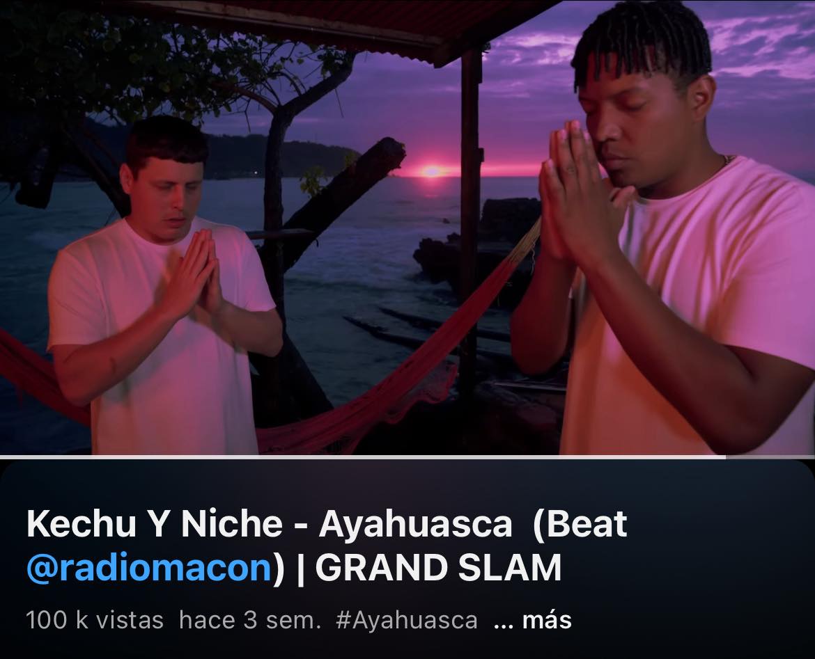 Kechu - Esta madrugada nuestro tema AYAHUASCA llegó a 100.000 ...