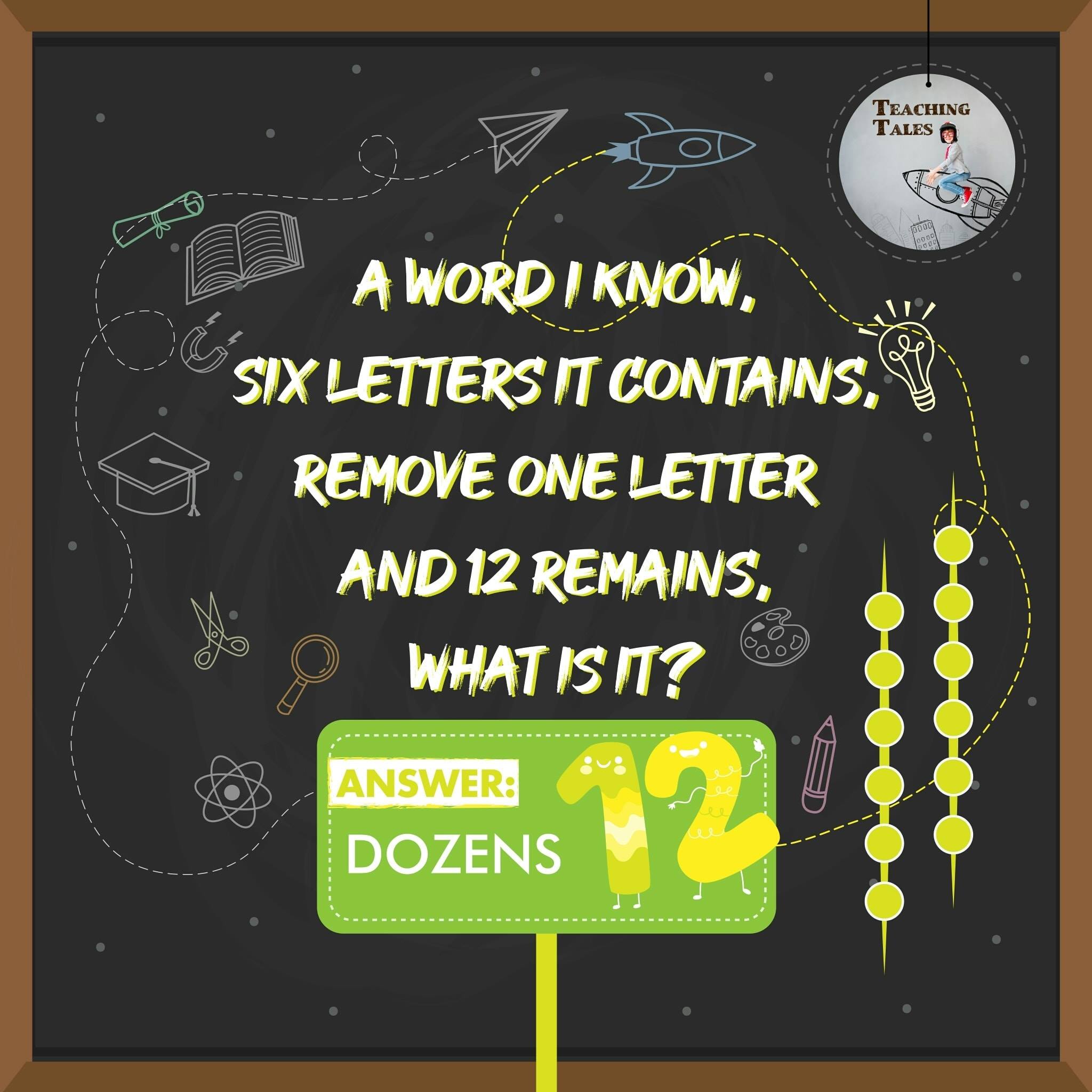 Teachingtales - A collection of 12 things is called a...