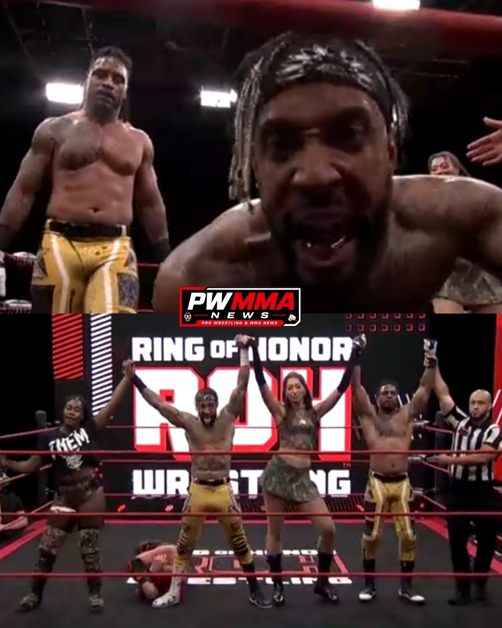 The Infantry defeated Alex Zayne & Mance Warner #ROH #WatchROH [Mr