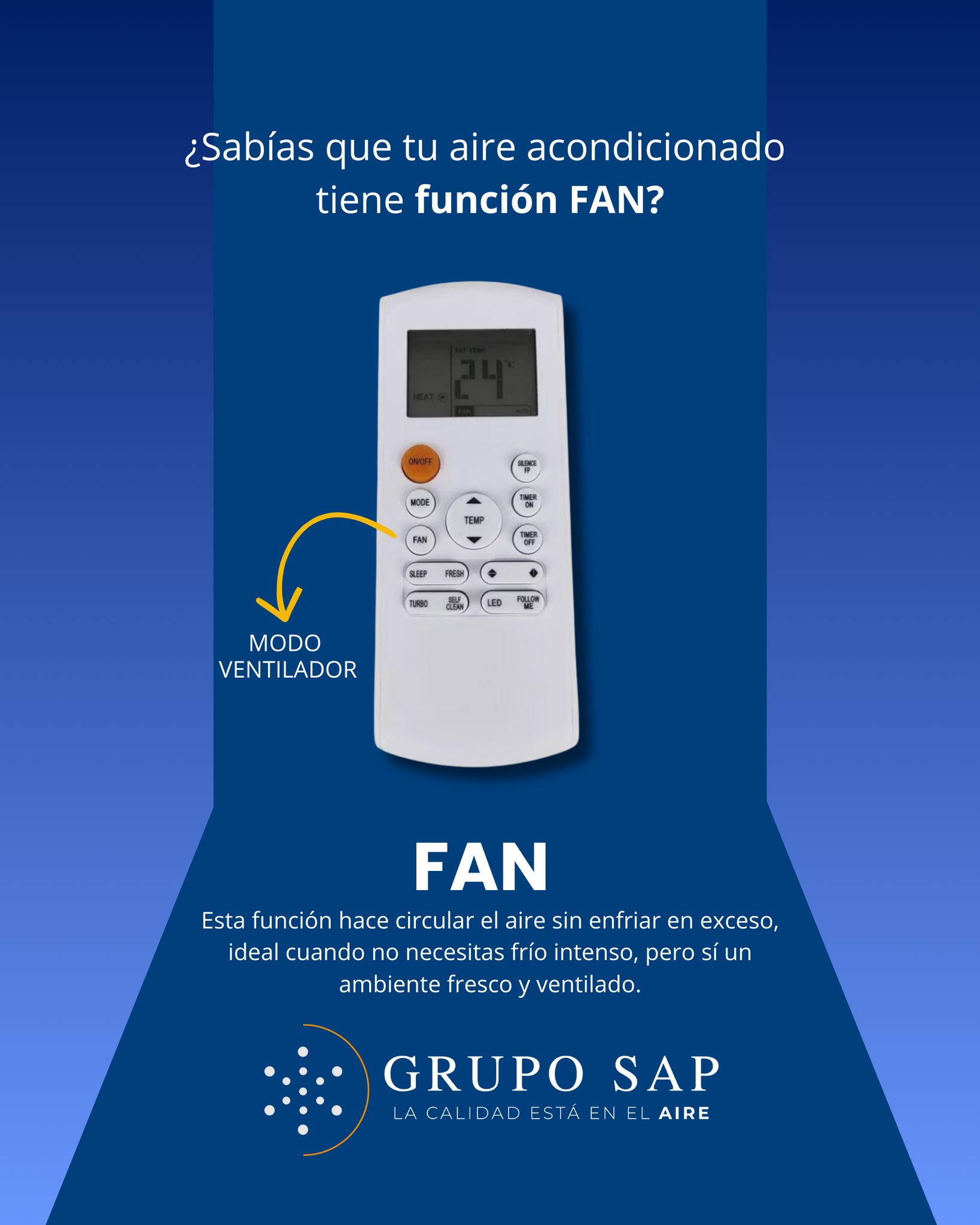 Grupo - ¿Sabías que tu aire acondicionado tiene función FAN? Esta ...