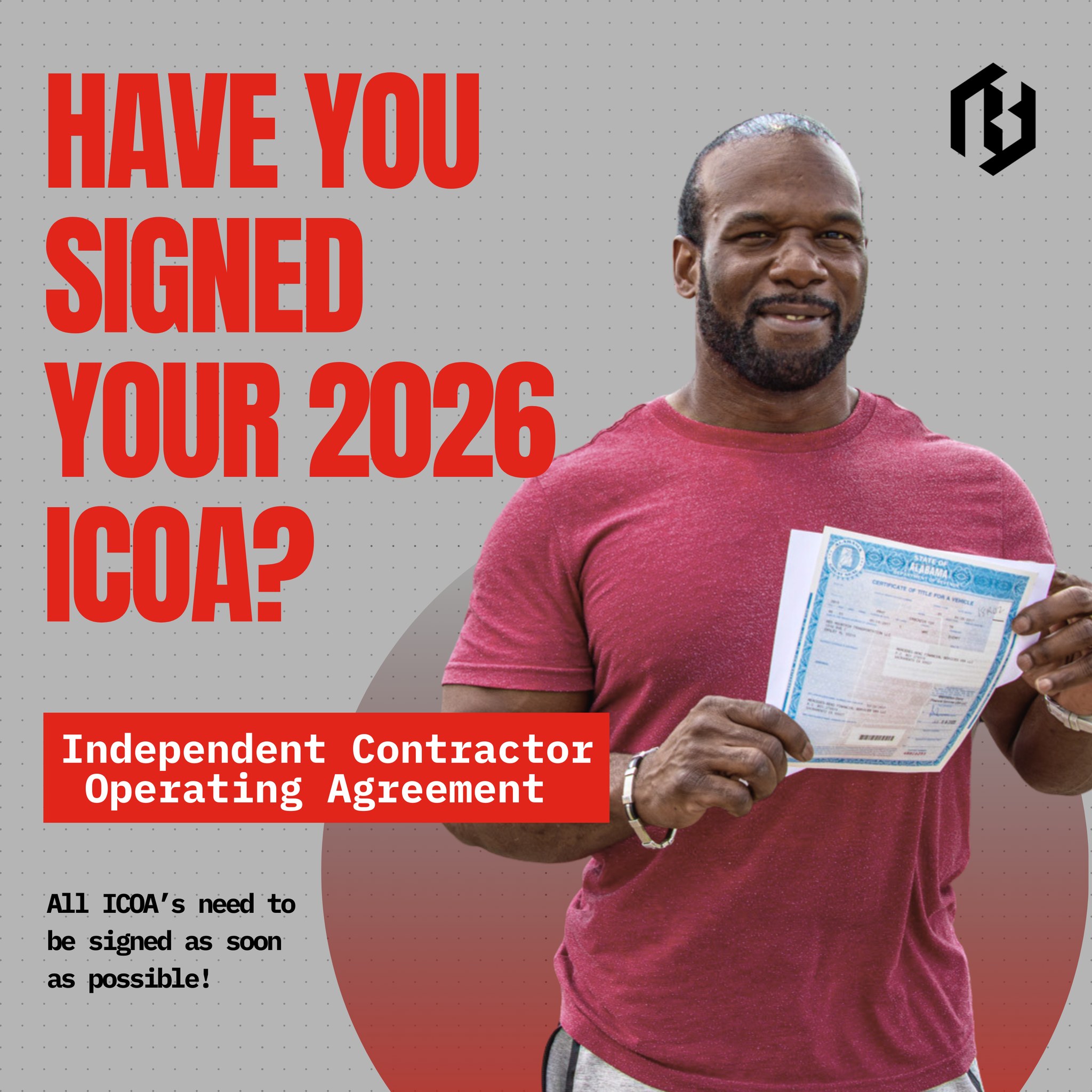 Blair - The 2026 ICOAs (Independent Contractor Operating... | Facebook