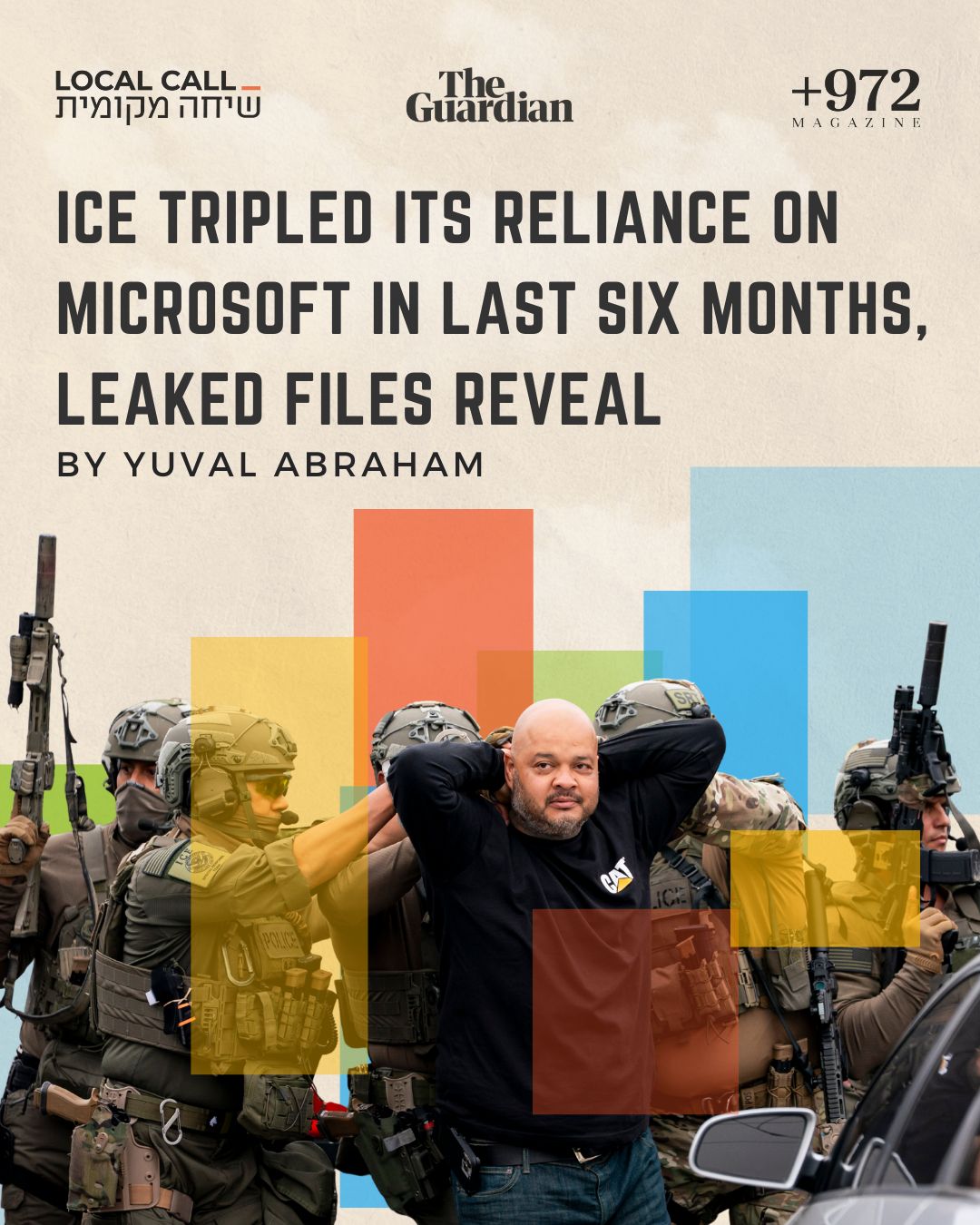 +972 Magazine - U.S. Immigration and Customs Enforcement... | Facebook