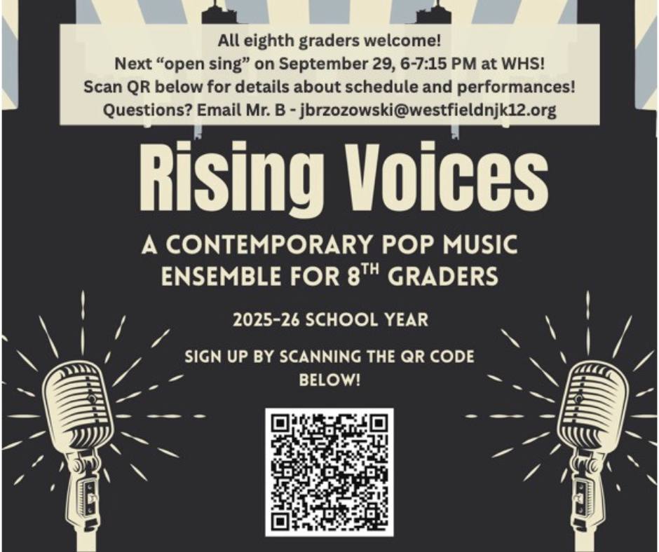 Westfield - Rising Voices is our new contemporary pop ensemble for any ...