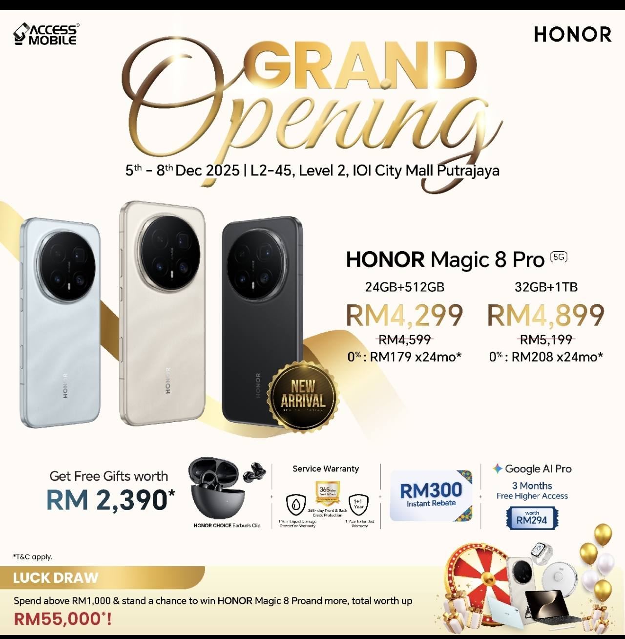 Honor IOI City Mall added a new... - Honor IOI City Mall