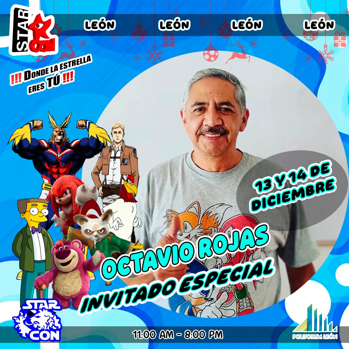 Star Con - Octavio Rojas, actor de doblaje que dio voz a... | Facebook