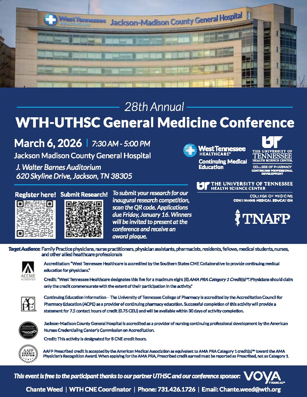 It's almost here. The 28th Annual WTH–UTHSC General Medicine