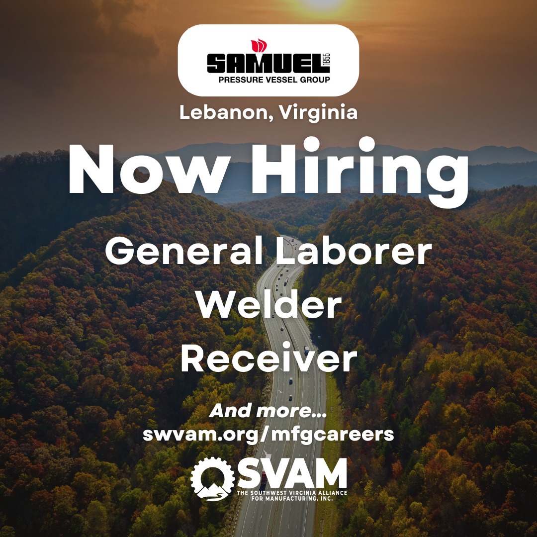 🔧 Samuel... - Southwest Virginia Alliance for Manufacturing | Facebook