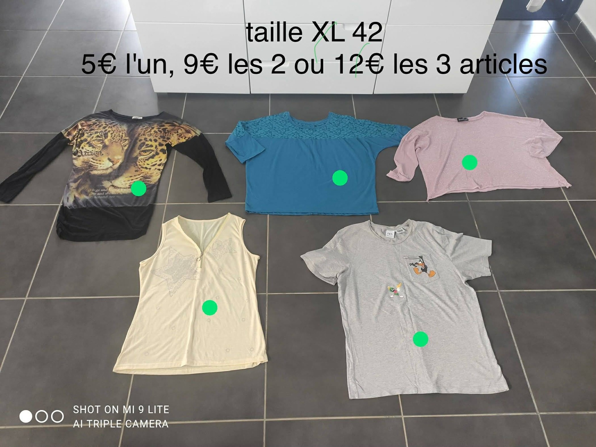 Lot De Vêtements Femme Taille 42 - Neufs Sans étiquettes, Mix De Styles été Colorés