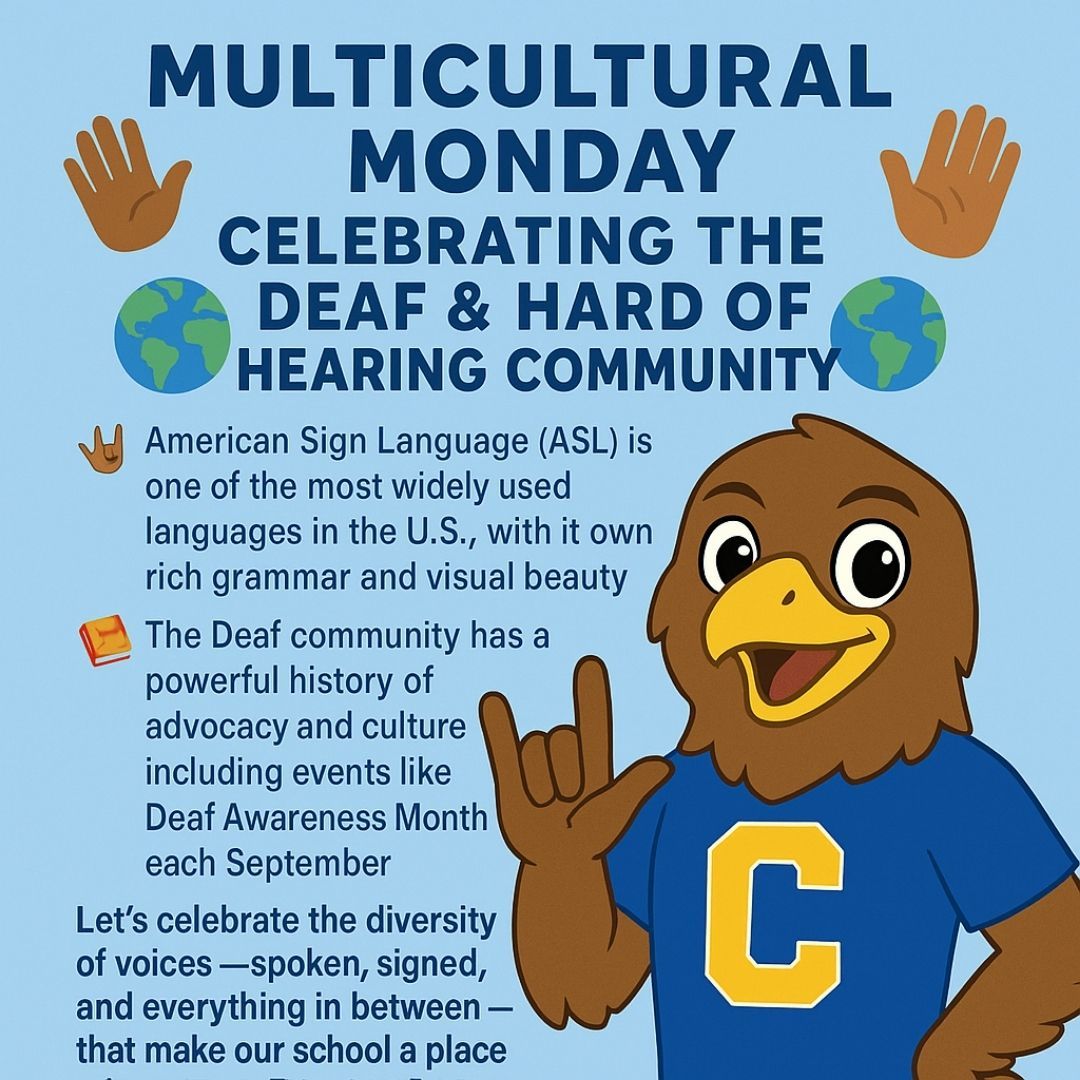 🌎 Multicultural Monday:... - Curtis Middle School | Facebook