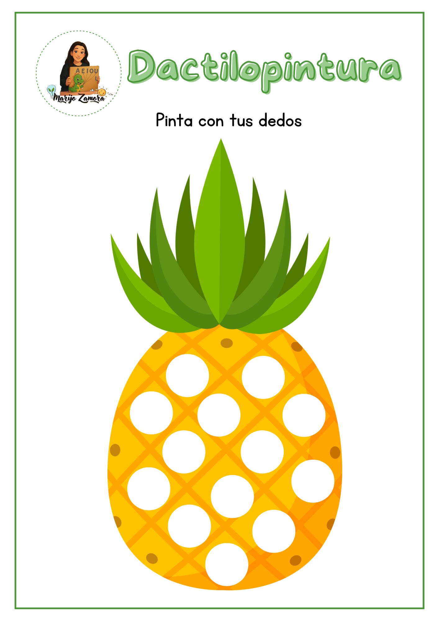Marijo Zamora - Les comparto dáctilo pintura frutas 🍇... | Facebook