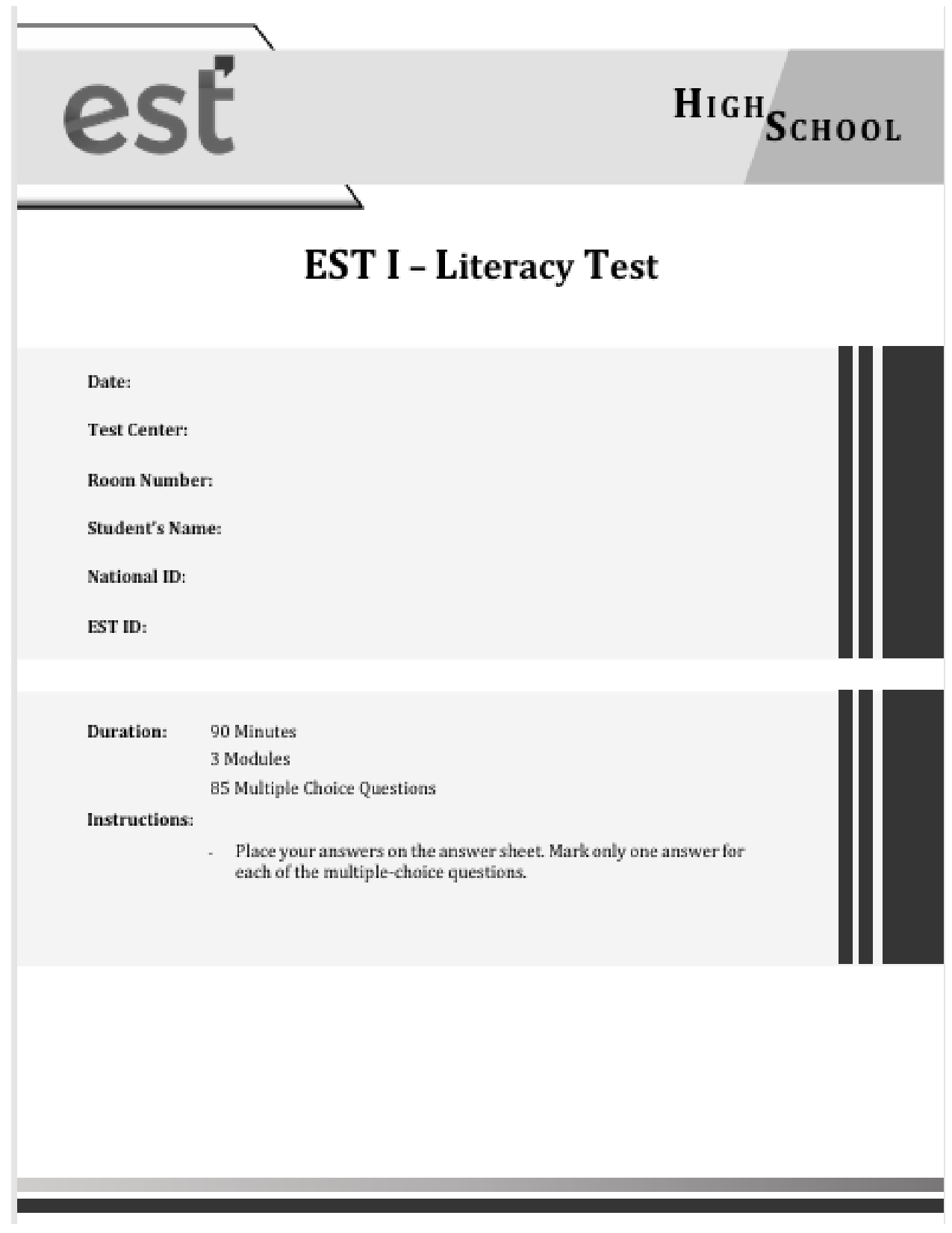 ( SAT / ACT / EST ) MATH شرح دروس و حل امتحانات | 📌📌EST HS | Facebook