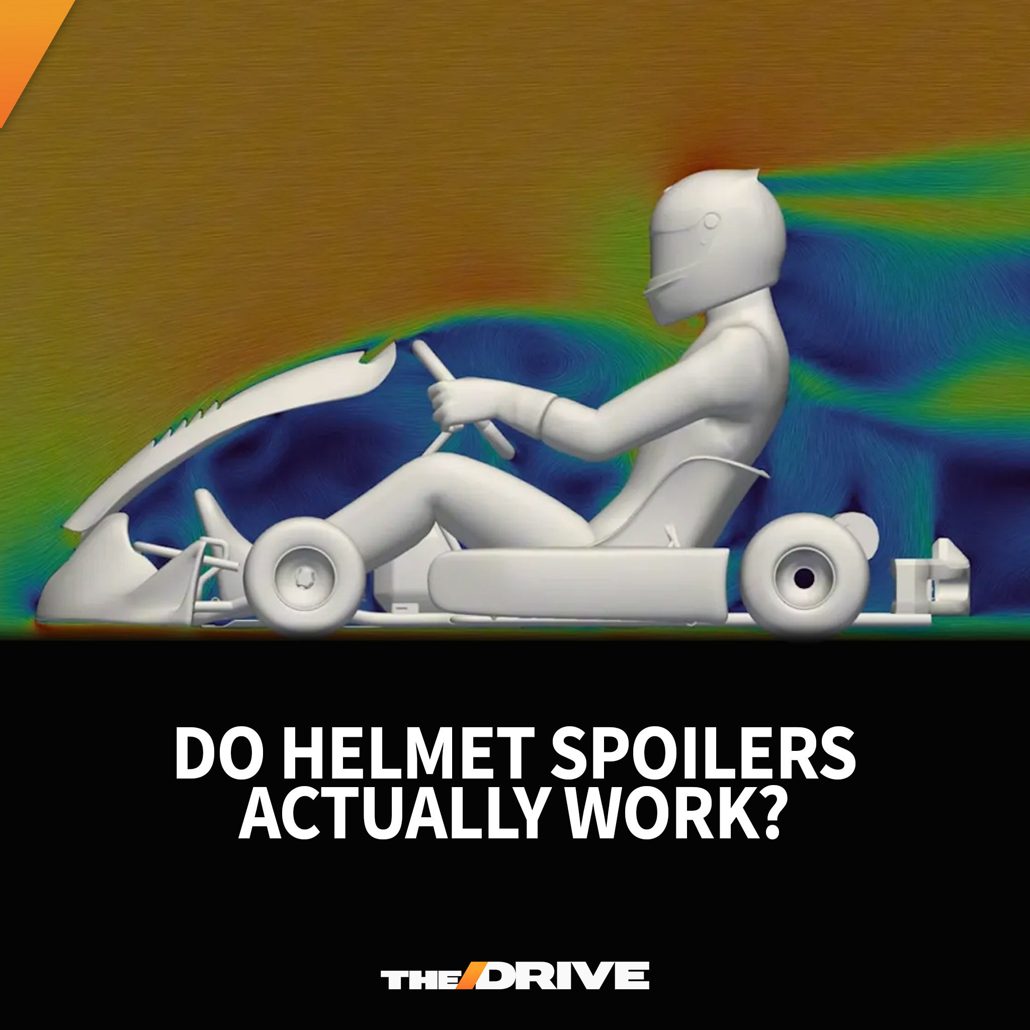 Helmets with chin and rear spoilers certainly look cooler than