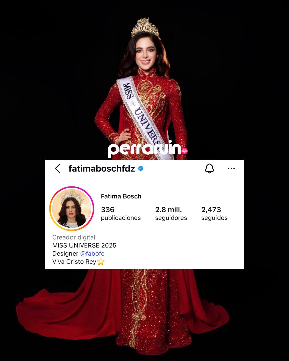 PerraRuin - 📈 En menos de 24 horas, Fátima Bosch está a... | Facebook