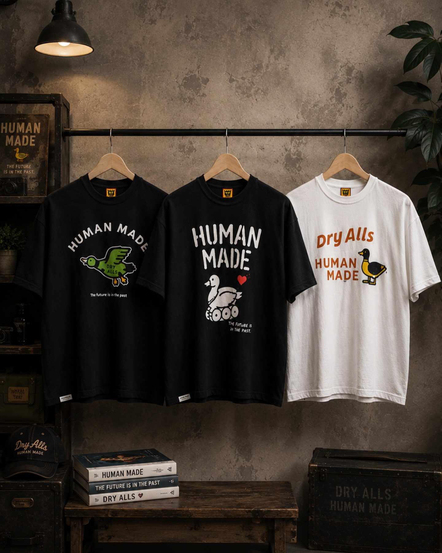 Human Mades 😊 Human made The Future Is In The Past Tee black S