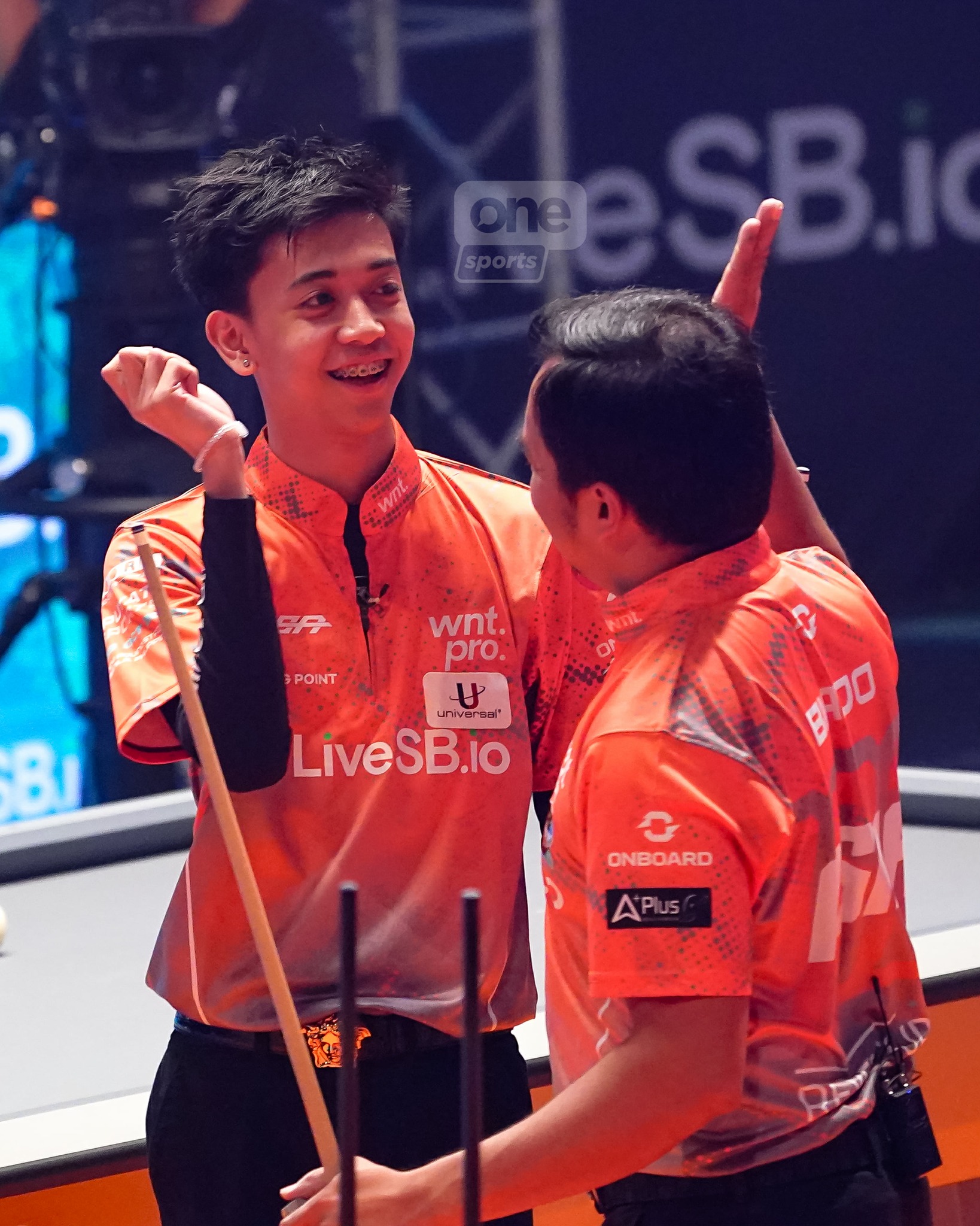 One - THE WINNING DUO 🏆🎱 AJ Manas and Carlo Biado deliver the winning ...