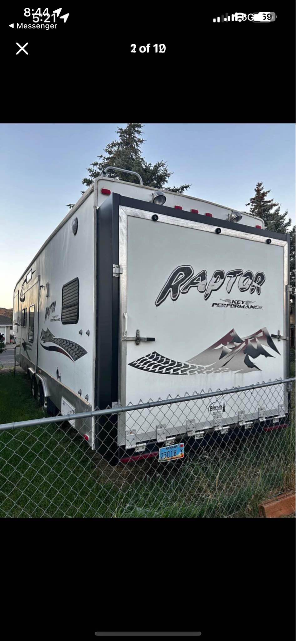 Keystone Raptor 3612 toy hauler - RVs & Campers - Grafton, Wisconsin ...