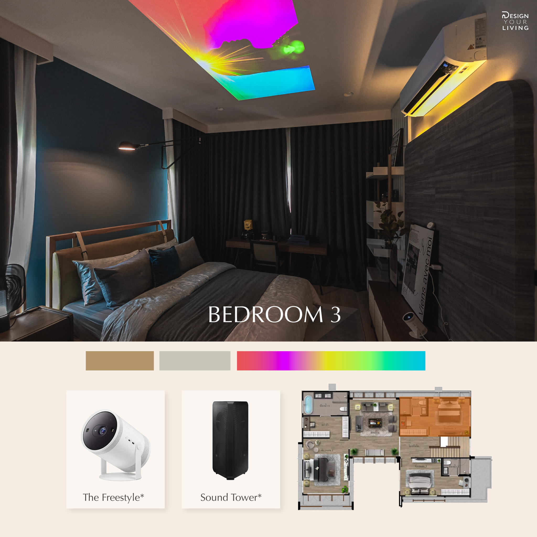 Design Your Living - นอกจาก Master Bedroom แล้ว ที่ชั้น 2 นี้ยังมีห้อง ...