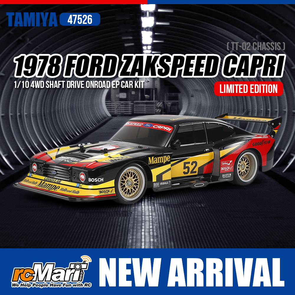 Tamiya TT-02 1978 Ford Zakspeed Capri Limited Edition NEW ARRIVAL