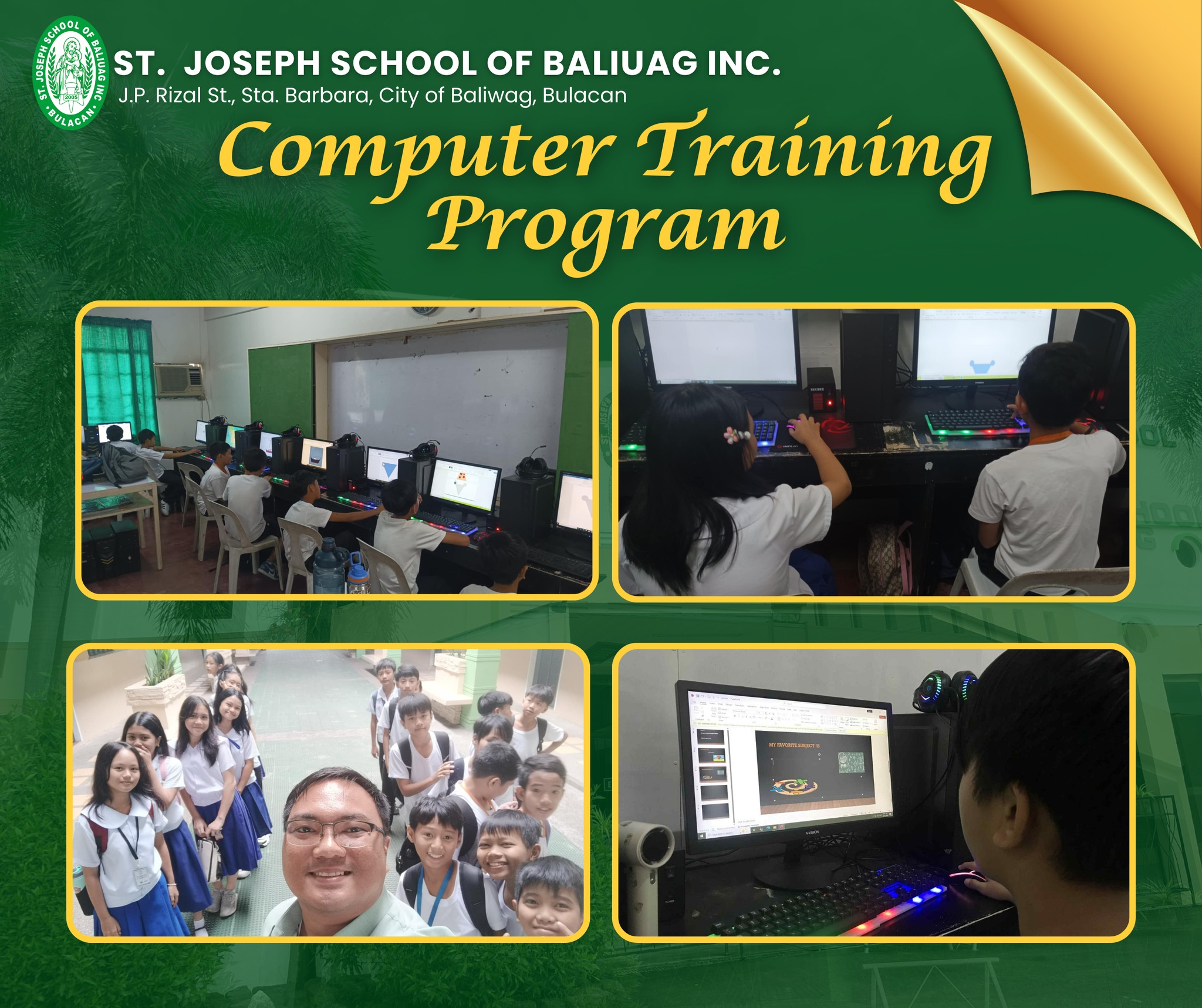 𝐒𝐉𝐒𝐁 𝐁𝐚𝐬𝐢𝐜 𝐂𝐨𝐦𝐩𝐮𝐭𝐞𝐫... - St. Joseph School of Baliuag Inc. | Facebook