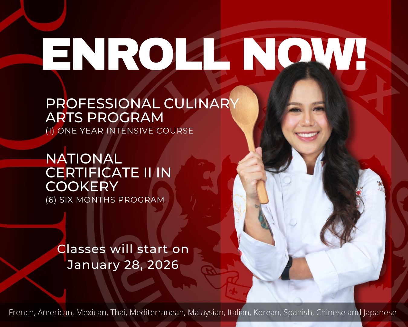 Le Roux Culinary Academy | Angeles City