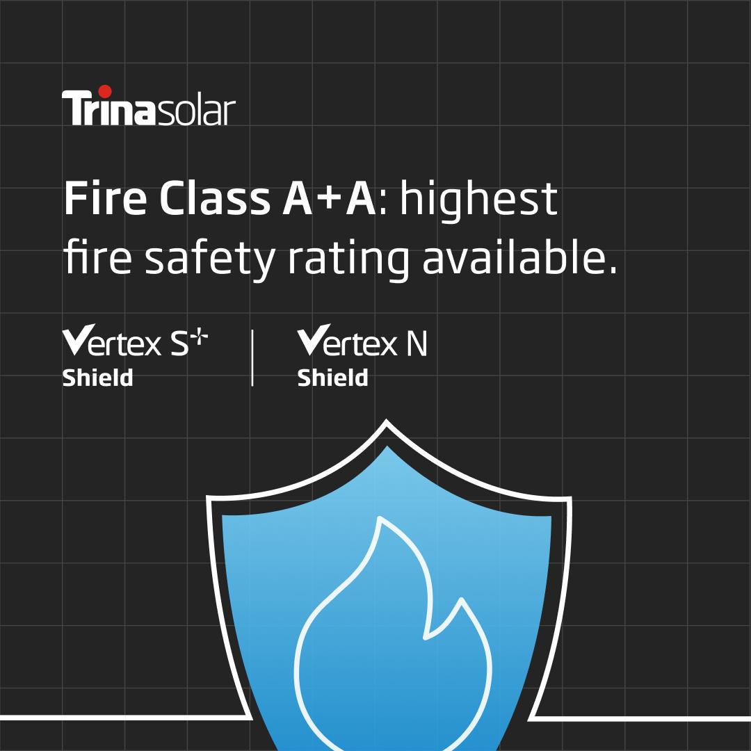 Trinasolar - Fire Class A+A: the highest fire safety rating available ...