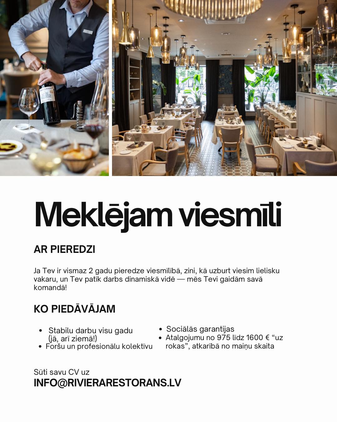Restaurant Riviera | Riga
